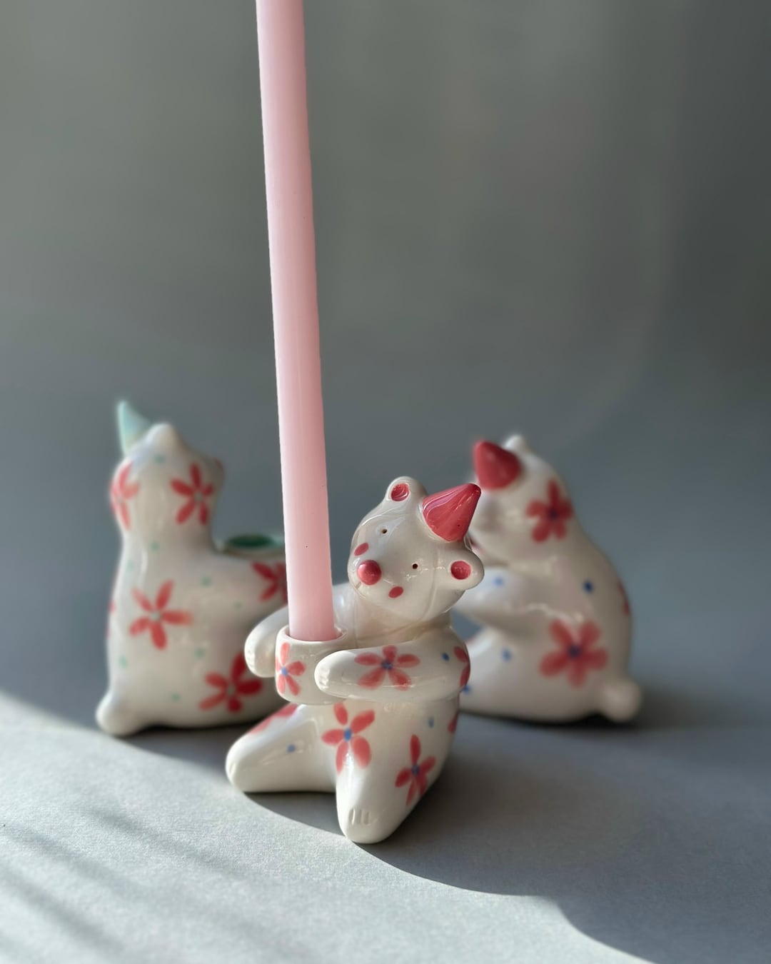 Подсвечник мишка